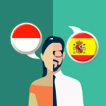 indonesian-spanish translator android application logo